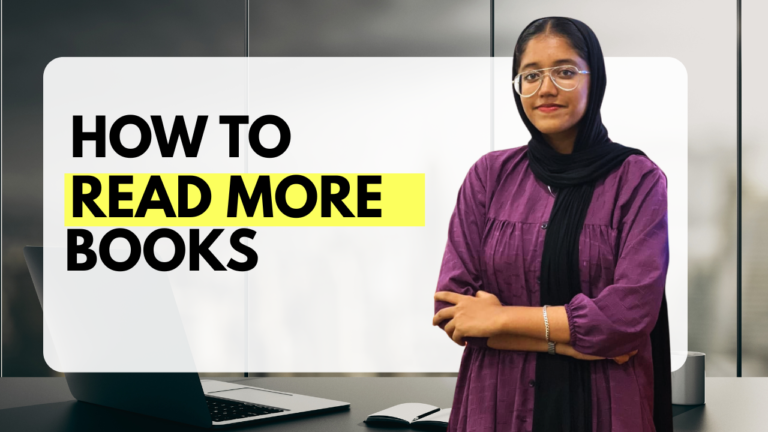 HOW TO READ MORE BOOKS